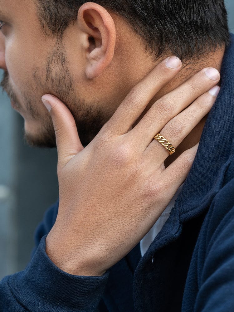 Cuban Link Ring (Gold)