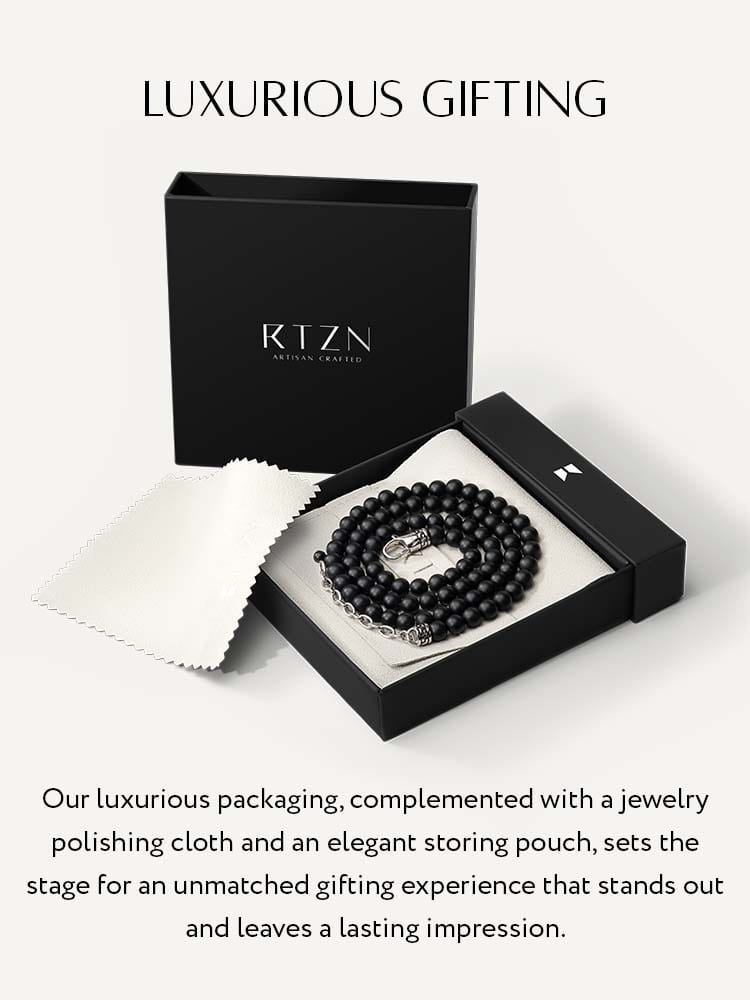 Black Onyx Beaded Necklace