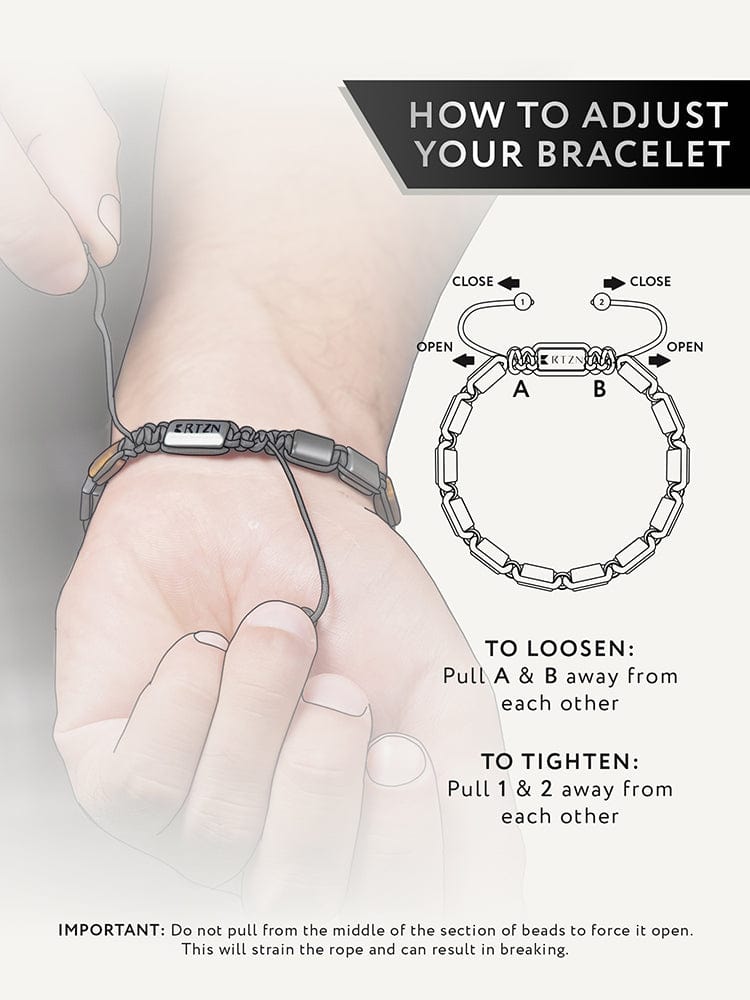 Black Onyx Beaded Bracelet - Havana