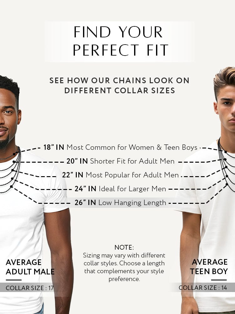 Black Rope Chain (3mm)