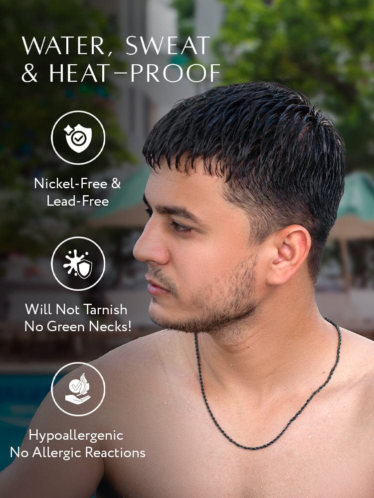 Black Rope Chain (3mm)