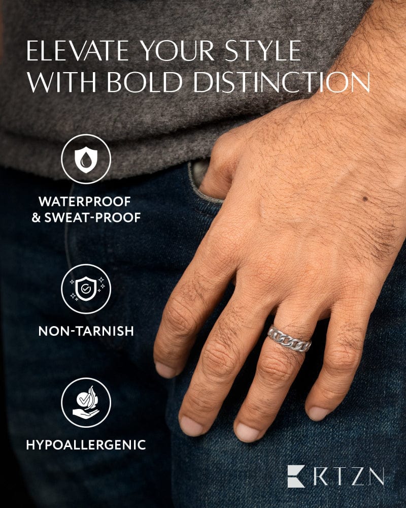 Cuban Link Ring (Silver)