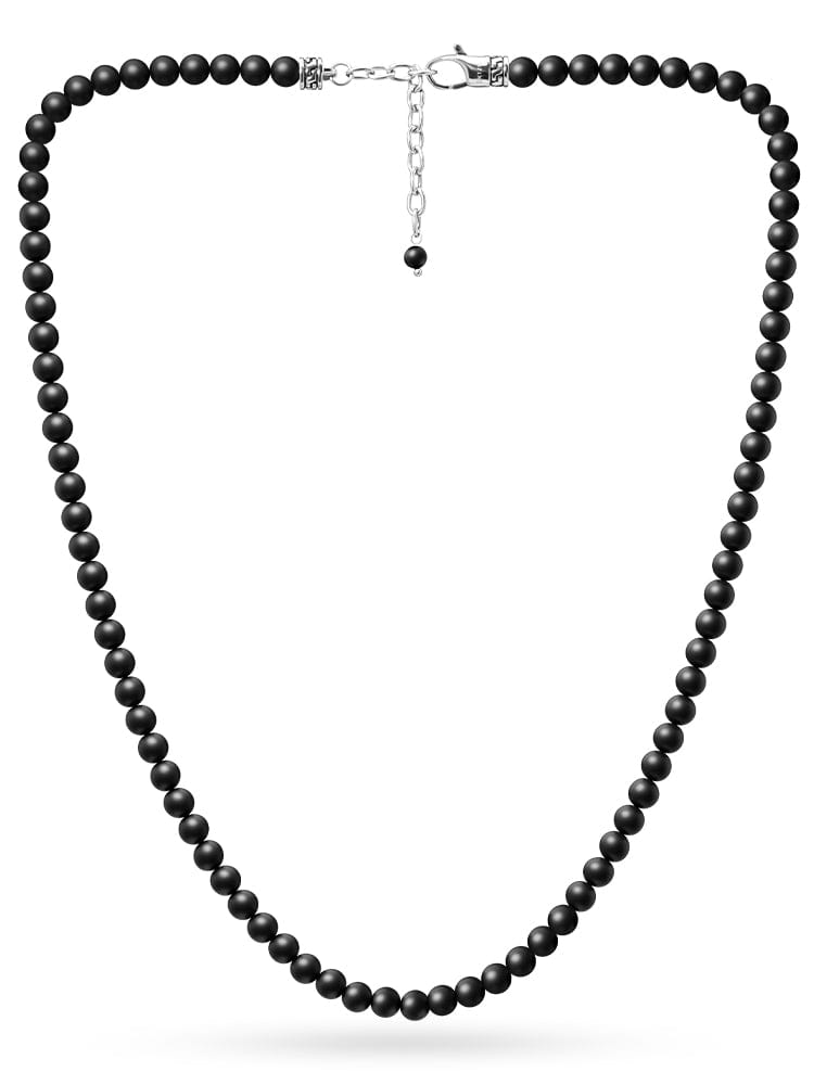 Black Onyx Beaded Necklace